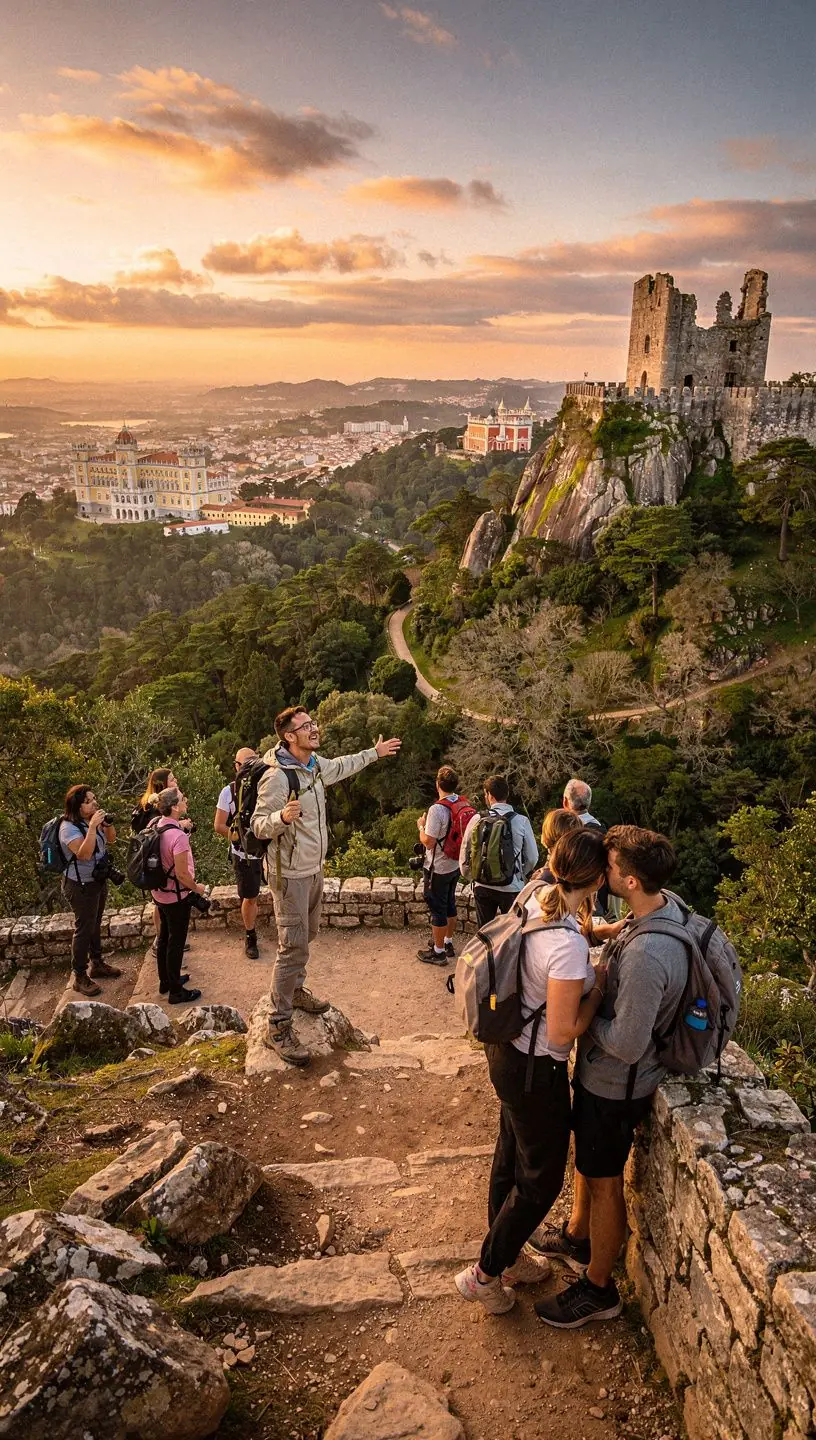 Mindful traveler exploring local culture in Europe.